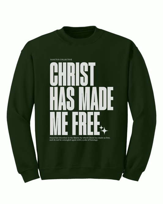 Christ Has Made Me Free Crewneck