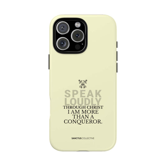 THROUGH CHRIST | Affirmations | iPhone case