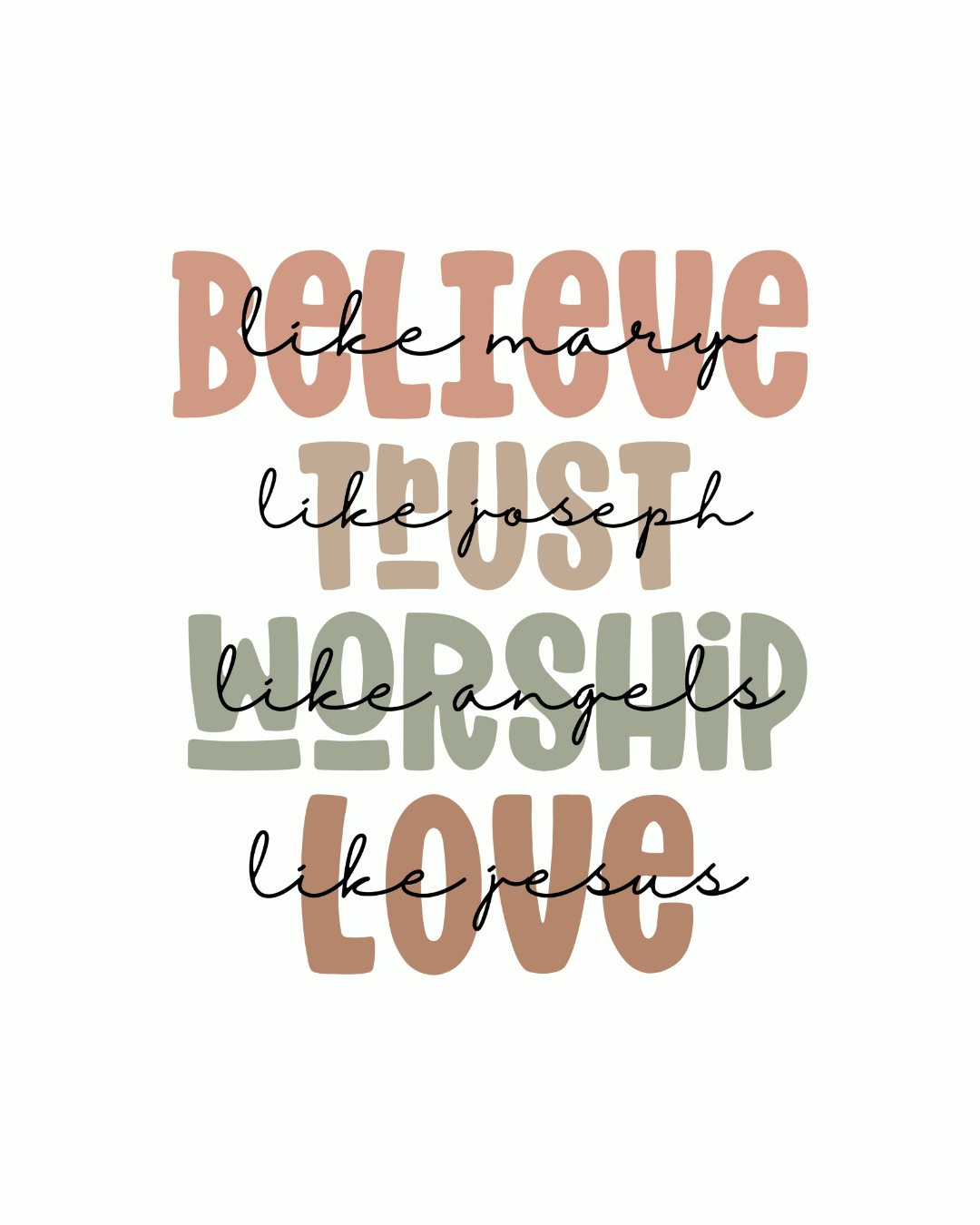 Believe Crewneck - Sanctus Collective