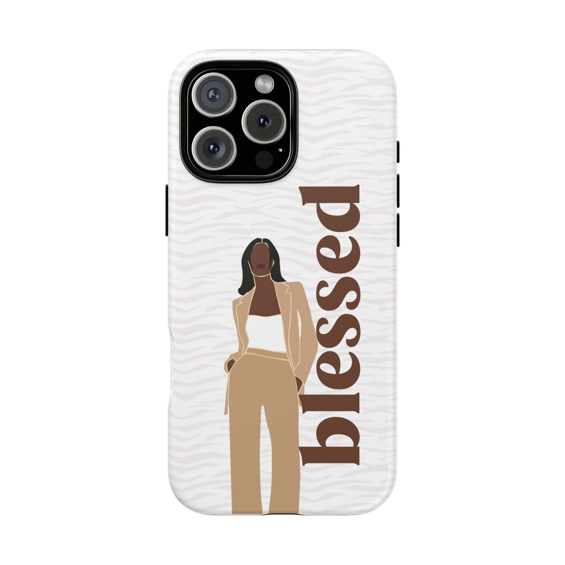 BLESSED GIRL iPhone Case - Sanctus Collective