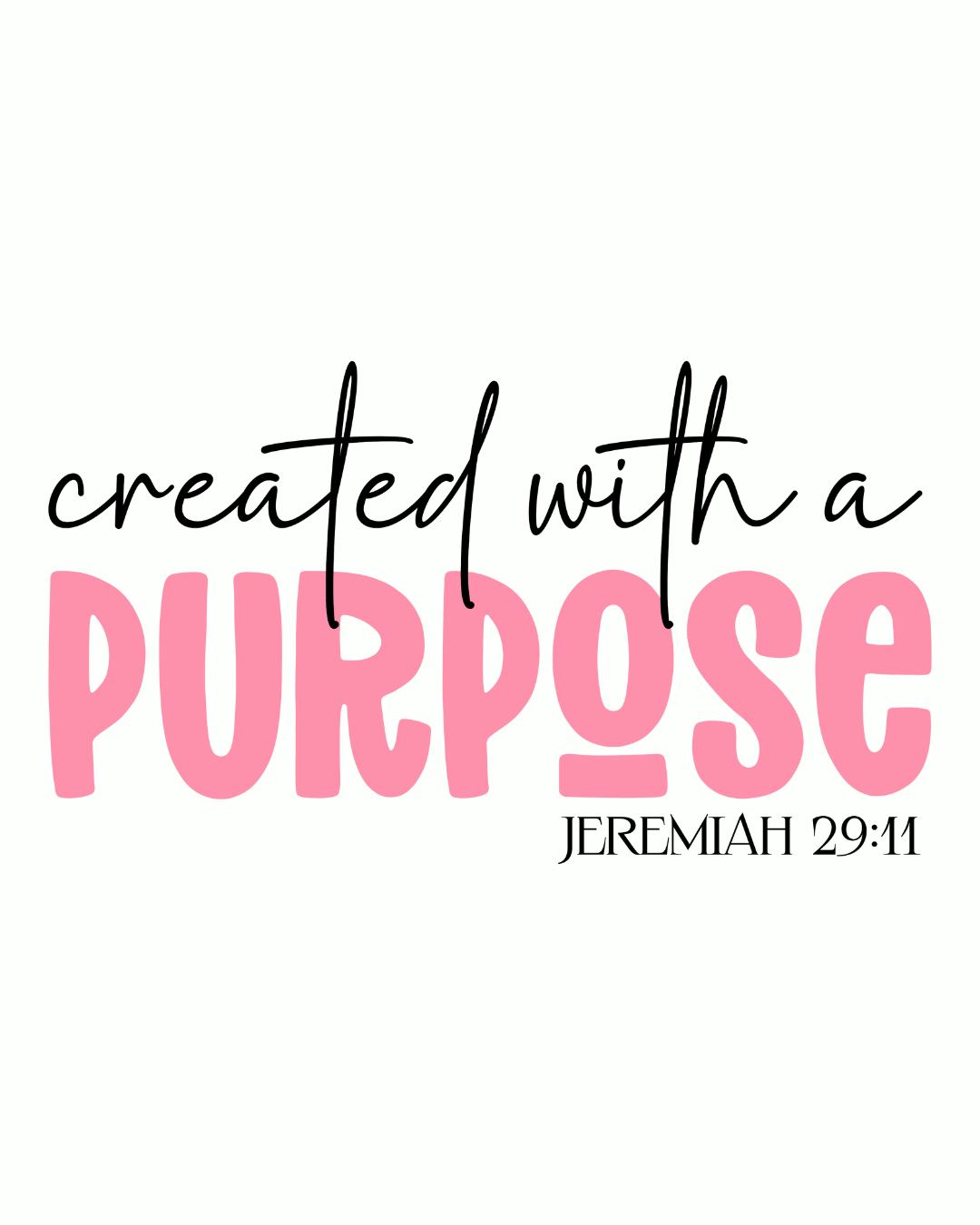 Created with a Purpose Crewneck - Sanctus Collective
