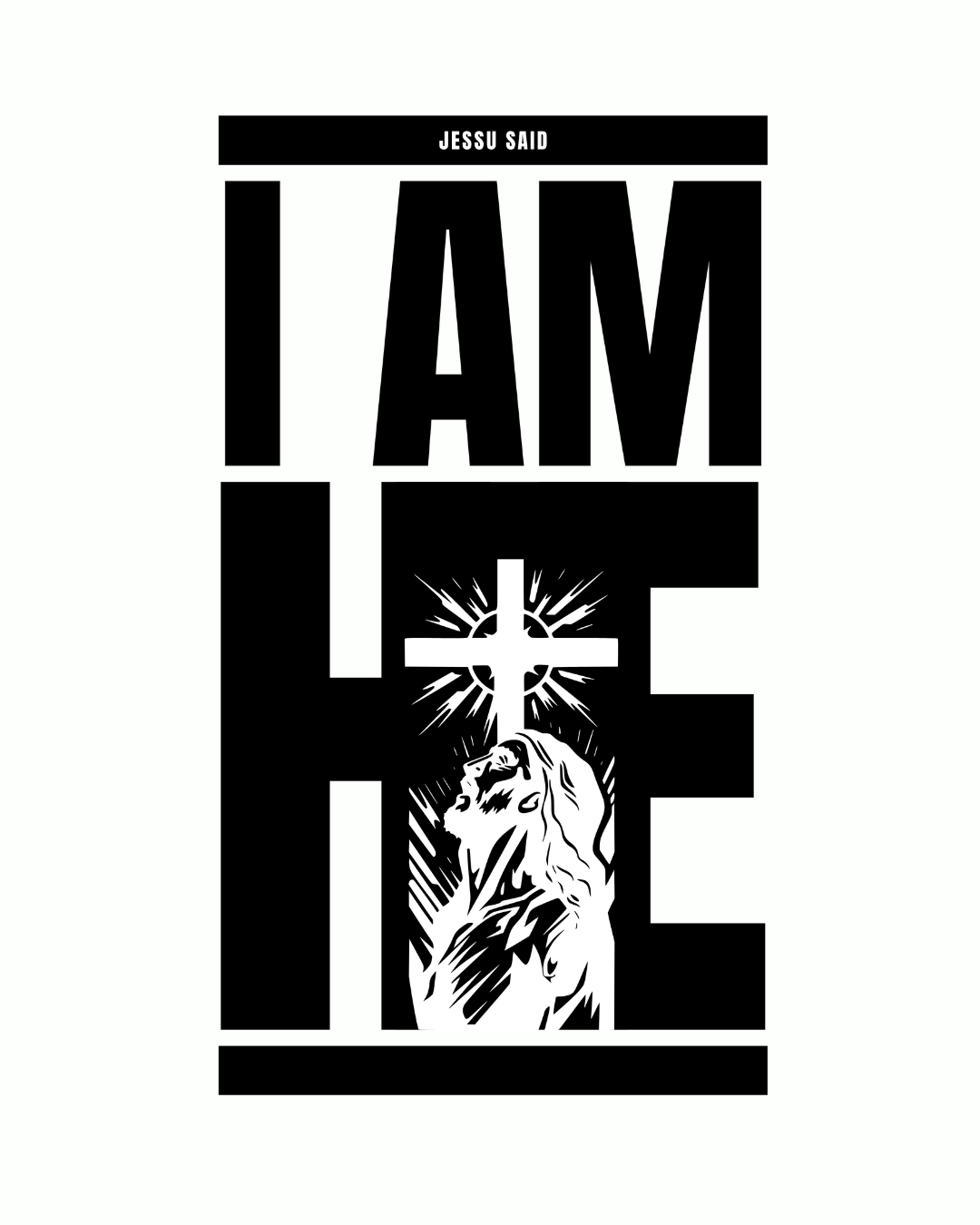 Jesus Said - I Am HE Crewneck - Sanctus Collective