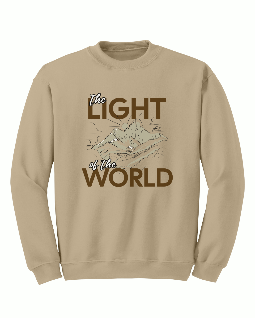 Jesus said - The Light Crewneck - Sanctus Collective