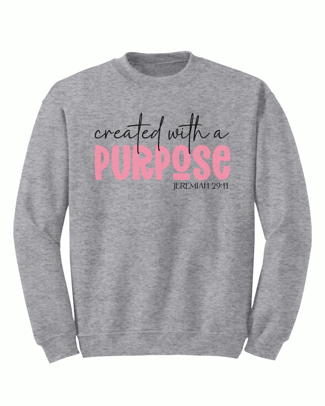 Created with a Purpose Crewneck - Sanctus Collective