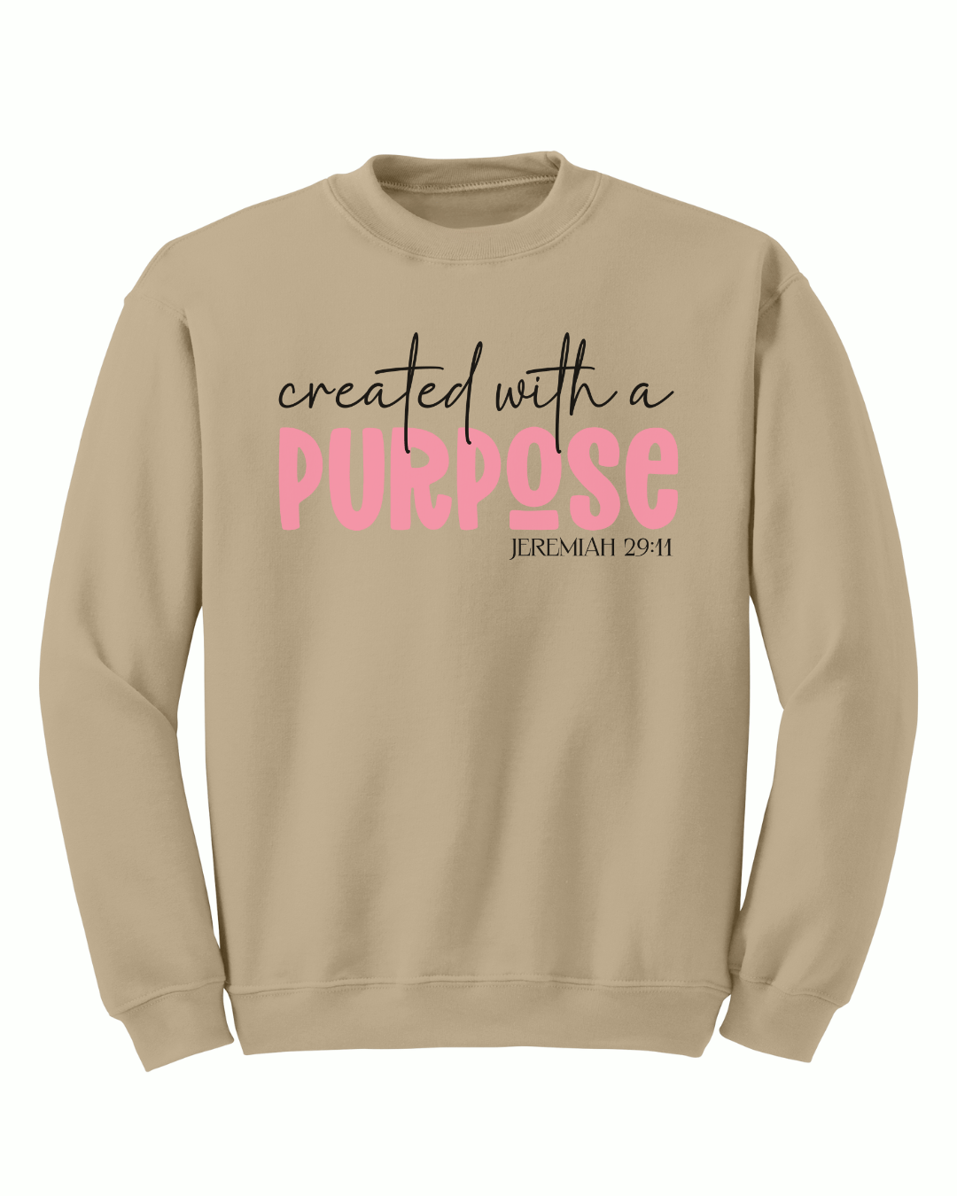 Created with a Purpose Crewneck - Sanctus Collective