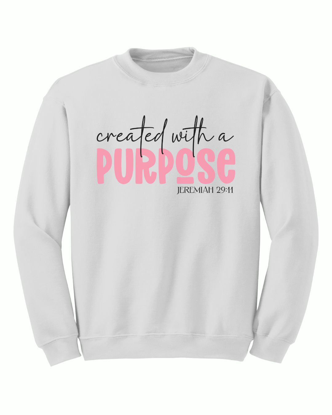 Created with a Purpose Crewneck - Sanctus Collective