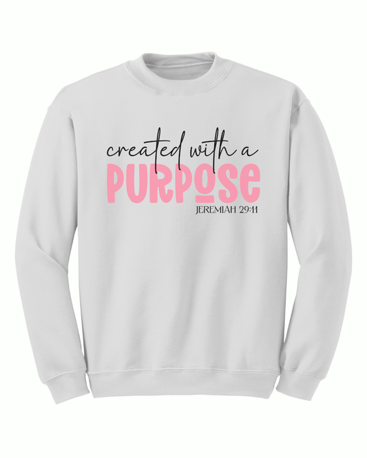 Created with a Purpose Crewneck - Sanctus Collective